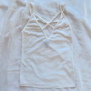 4/$10 White Forever 21 Tank Top